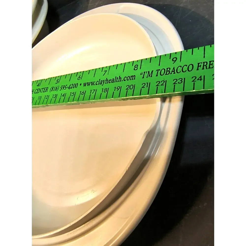2105. Vintage Tupperware Ultra 21 Three Piece Set Classic Almond Cream Color
